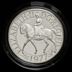 1977 Sterling Silver Proof Silver Jubilee Crown Obverse