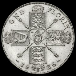 1926 George V Silver Florin Reverse