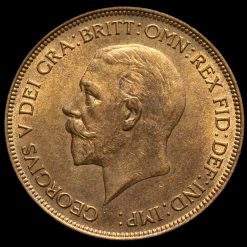 1930 George V Penny Obverse