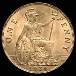 1936 George V Penny Reverse