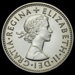 1970 Elizabeth II Proof English Shilling Obverse