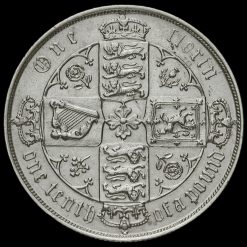 1881 Queen Victoria Gothic Florin Reverse
