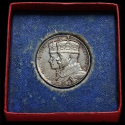 1935 George V Official Silver Jubilee Medal Box