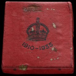 1935 George V Official Silver Jubilee Medal Box Lid