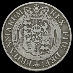 1817 George III Milled Silver Half Crown Reverse