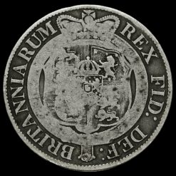 1819 George III Milled Silver Half Crown Reverse