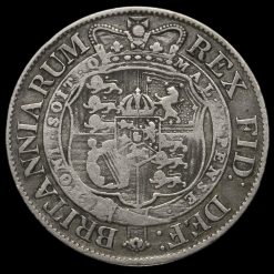 1819 George III Milled Silver Half Crown Reverse