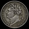 1824 George IV Milled Silver Shilling Obverse