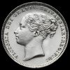 1885 Queen Victoria Young Head Silver Shilling Obverse