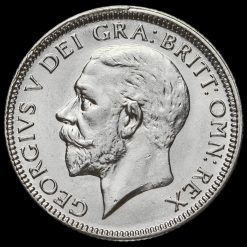 1928 George V Silver Shilling Obverse