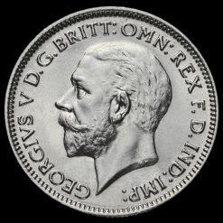 1935 George V Silver Sixpence Obverse