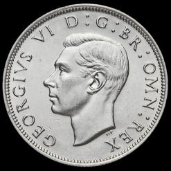 1946 George VI Silver Half Crown Obverse