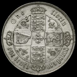 1865 Queen Victoria Gothic Florin Reverse
