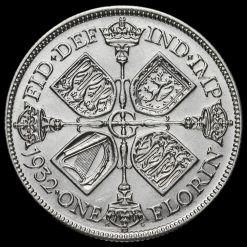 1932 George V Silver Florin Reverse