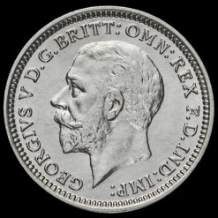 1934 George V Silver Threepence Obverse