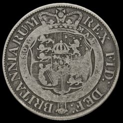 1819 George III Milled Silver Half Crown Reverse