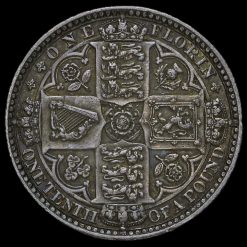 1849 Queen Victoria Godless Florin Reverse