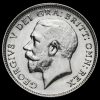 1917 George V Silver Sixpence Obverse