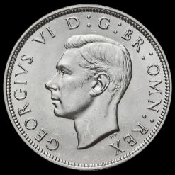 1939 George VI Silver Half Crown Obverse