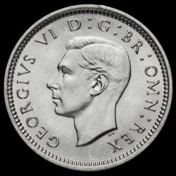 1939 George VI Silver Threepence Obverse