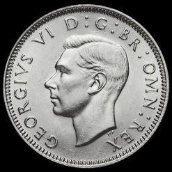 1940 George VI Silver Scottish Shilling Obverse