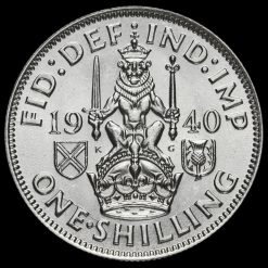 1940 George VI Silver Scottish Shilling Reverse