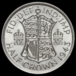 1943 George VI Silver Half Crown Reverse