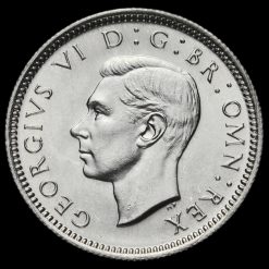 1945 George VI Silver Sixpence Obverse