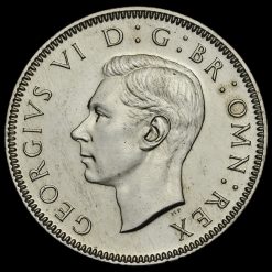 1950 George VI Proof English Shilling Obverse