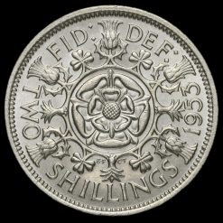 1953 Elizabeth II Two Shillings Coin / Florin Reverse