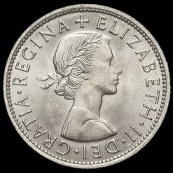 1960 Elizabeth II Half Crown Obverse