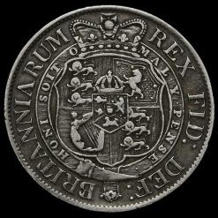 1817 George III Milled Silver Half Crown Reverse