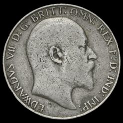 1908 Edward VII Silver Florin Obverse