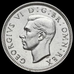 1937 George VI Silver Scottish Shilling Obverse