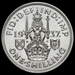 1937 George VI Silver Scottish Shilling Reverse