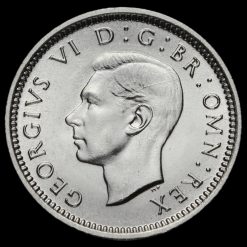 1937 George VI Silver Threepence Obverse