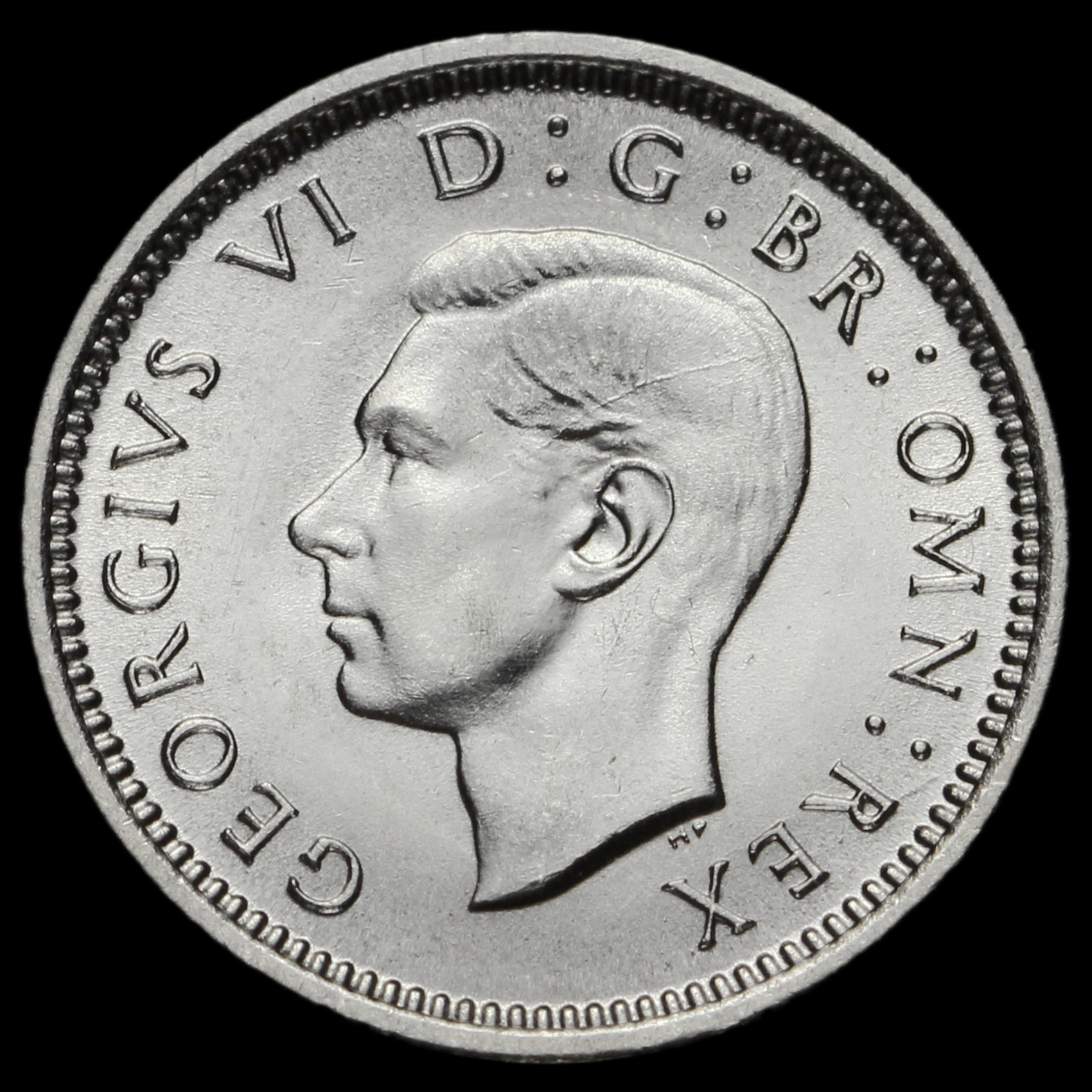 1937 VI Silver Threepence, BU