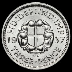 1937 George VI Silver Threepence Reverse