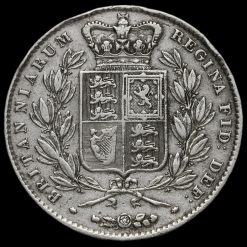 1844 Queen Victoria Young Head Silver Crown Reverse