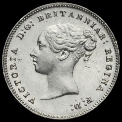 1886 Queen Victoria Silver Maundy Fourpence Obverse