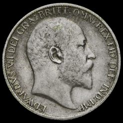 1904 Edward VII Silver Sixpence Obverse
