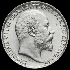 1905 Edward VII Silver Sixpence Obverse