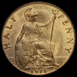1911 George V Halfpenny Reverse