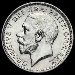 1925 George V Silver Sixpence Obverse