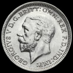 1926 George V Silver Threepence Obverse