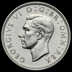 1937 George VI Silver Proof Half Crown Obverse