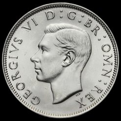 1946 George VI Silver Half Crown Obverse