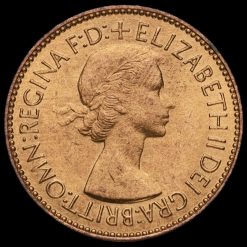 1953 Elizabeth II Halfpenny Obverse