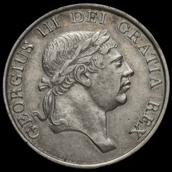 1814 George III Silver Three Shillings Bank Token Obverse