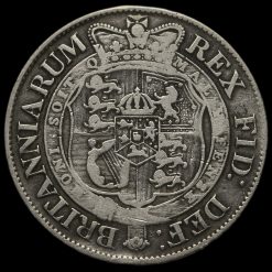 1817 George III Milled Silver Half Crown Reverse